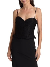 Chrystele Lace Bustier Top