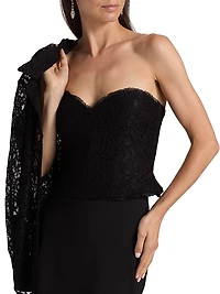 Chrystele Lace Bustier Top