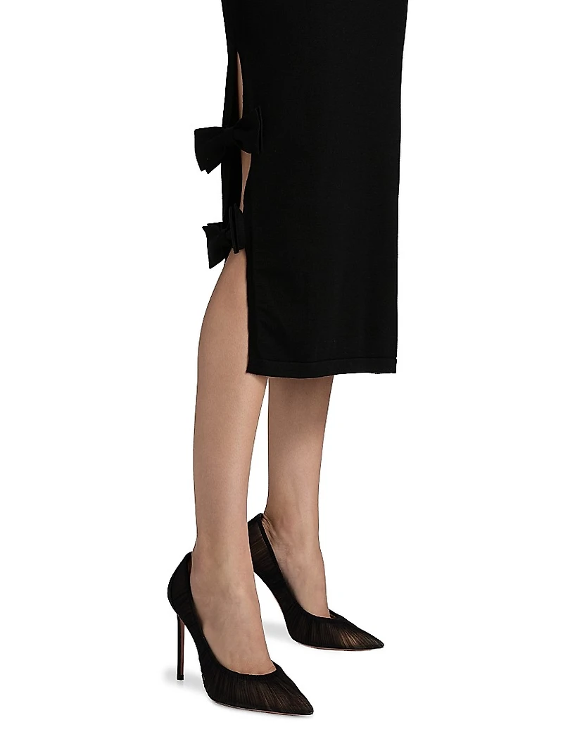 Dillak Pepper V-Neck Knit Dress