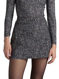 Lulla Printed Miniskirt