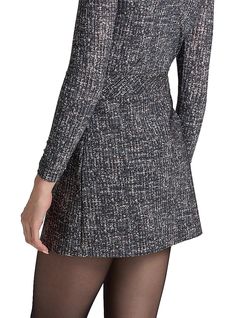 Lulla Printed Miniskirt