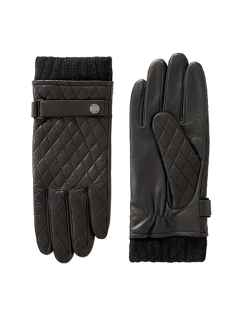 Reeve Quilted Leather Gloves