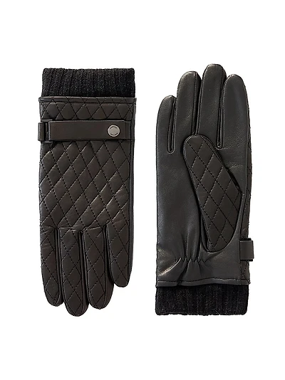 Reeve Quilted Leather Gloves