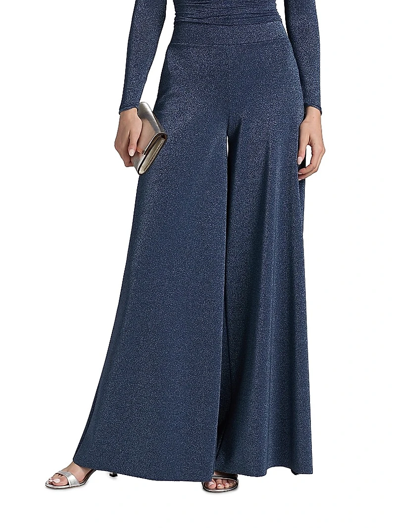 Skylam Relaxed-Fit Wide-Leg Pants
