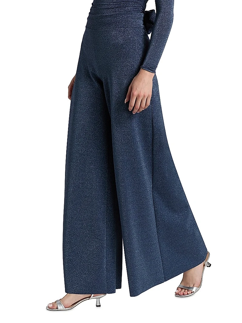 Skylam Relaxed-Fit Wide-Leg Pants