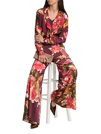 Rottil Floral Silk Chiffon Top