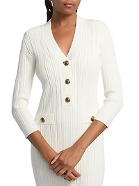 Nuj Pepper Rib-Knit Midi-Dress