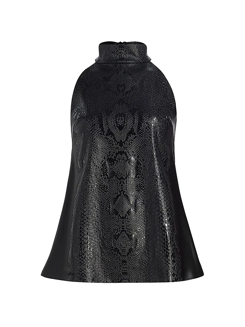 Tiffy Jersey Halterneck Top
