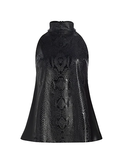 Tiffy Jersey Halterneck Top