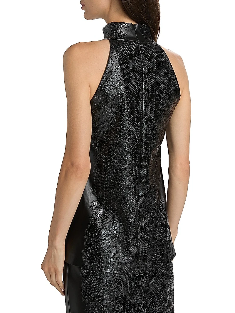 Tiffy Jersey Halterneck Top