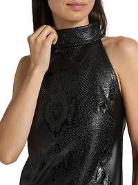 Tiffy Jersey Halterneck Top