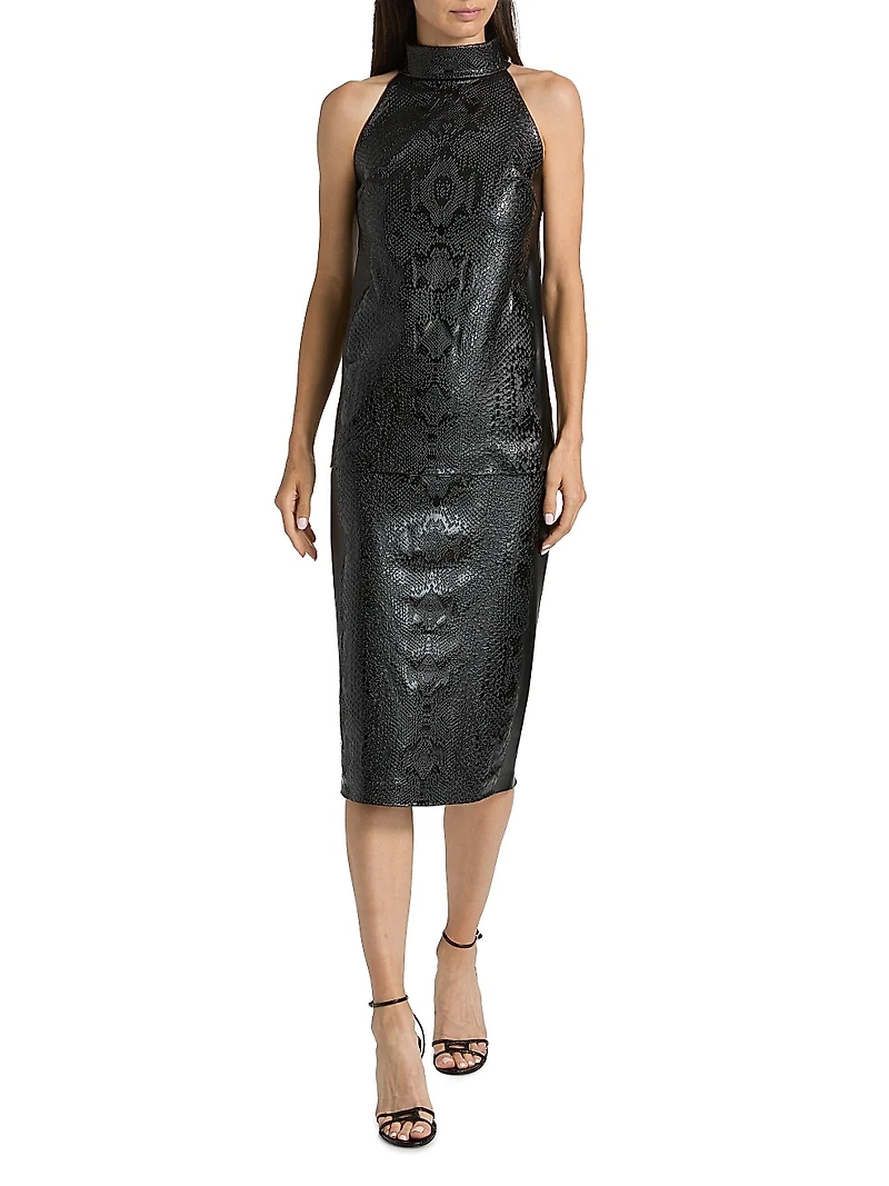 Tiffy Jersey Halterneck Top