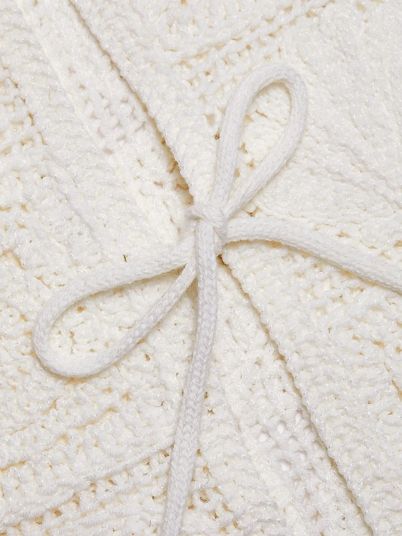 Paz Crochet-Knit Sleeveless Top