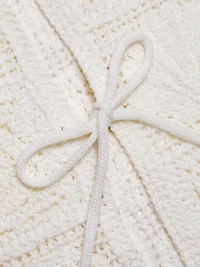 Paz Crochet-Knit Sleeveless Top