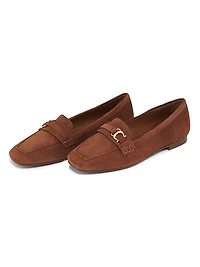 Uptown Suede Bit Loafers