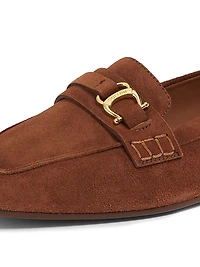 Uptown Suede Bit Loafers