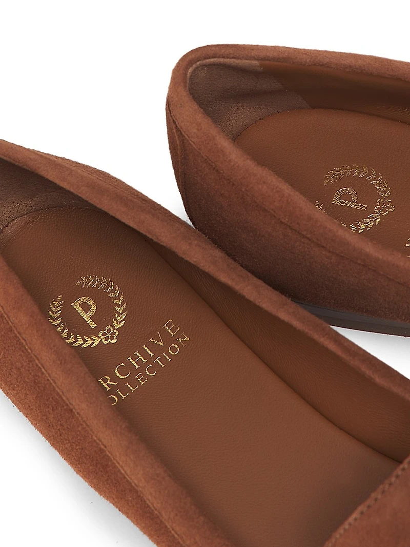 Uptown Suede Bit Loafers