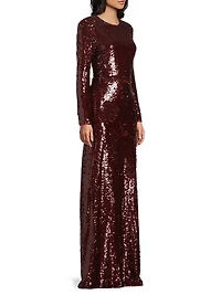Reese Sequin Column Gown