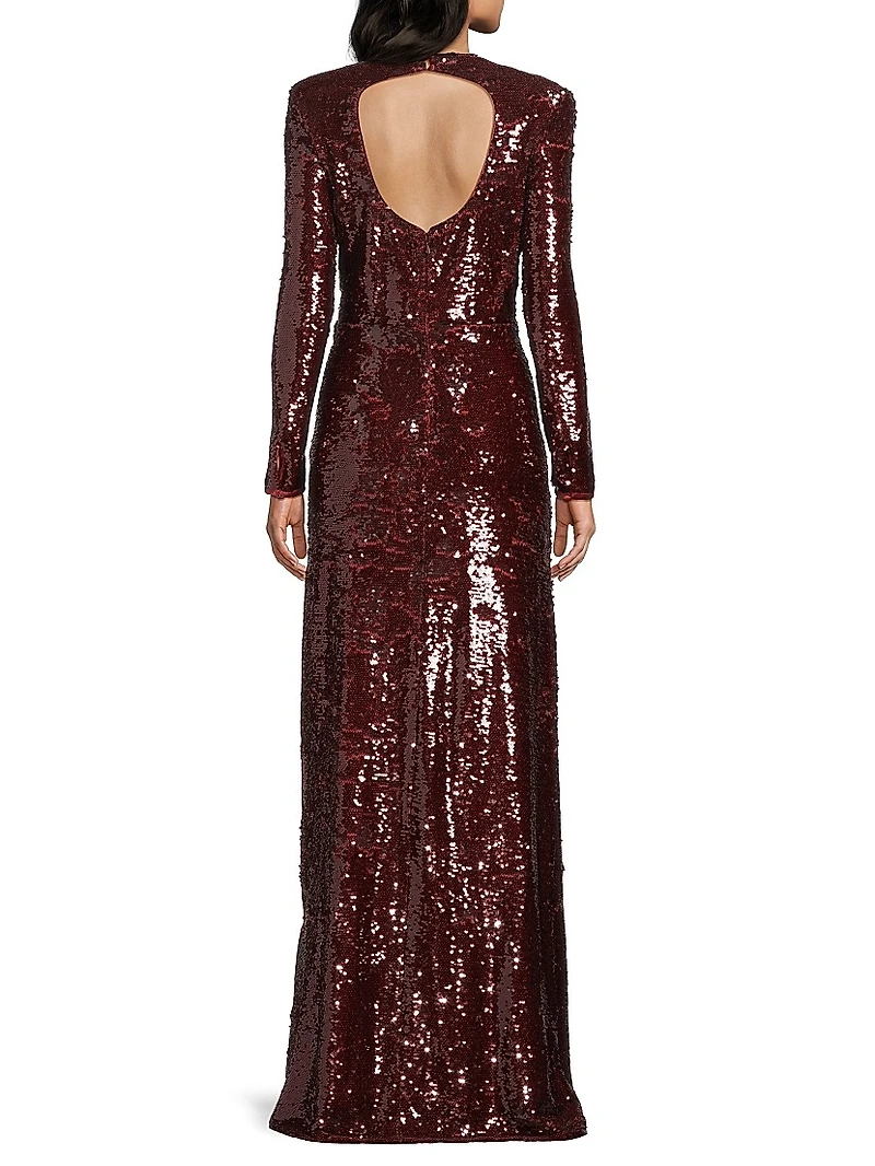 Reese Sequin Column Gown