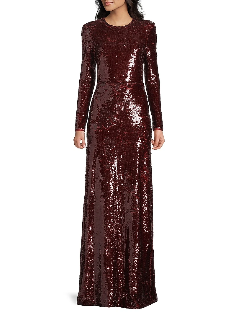 Reese Sequin Column Gown