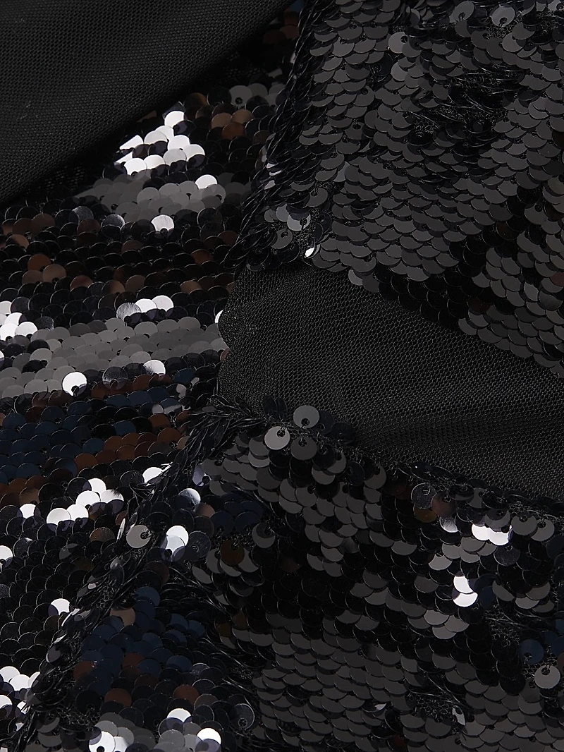 Andie Sequin & Mesh Gown