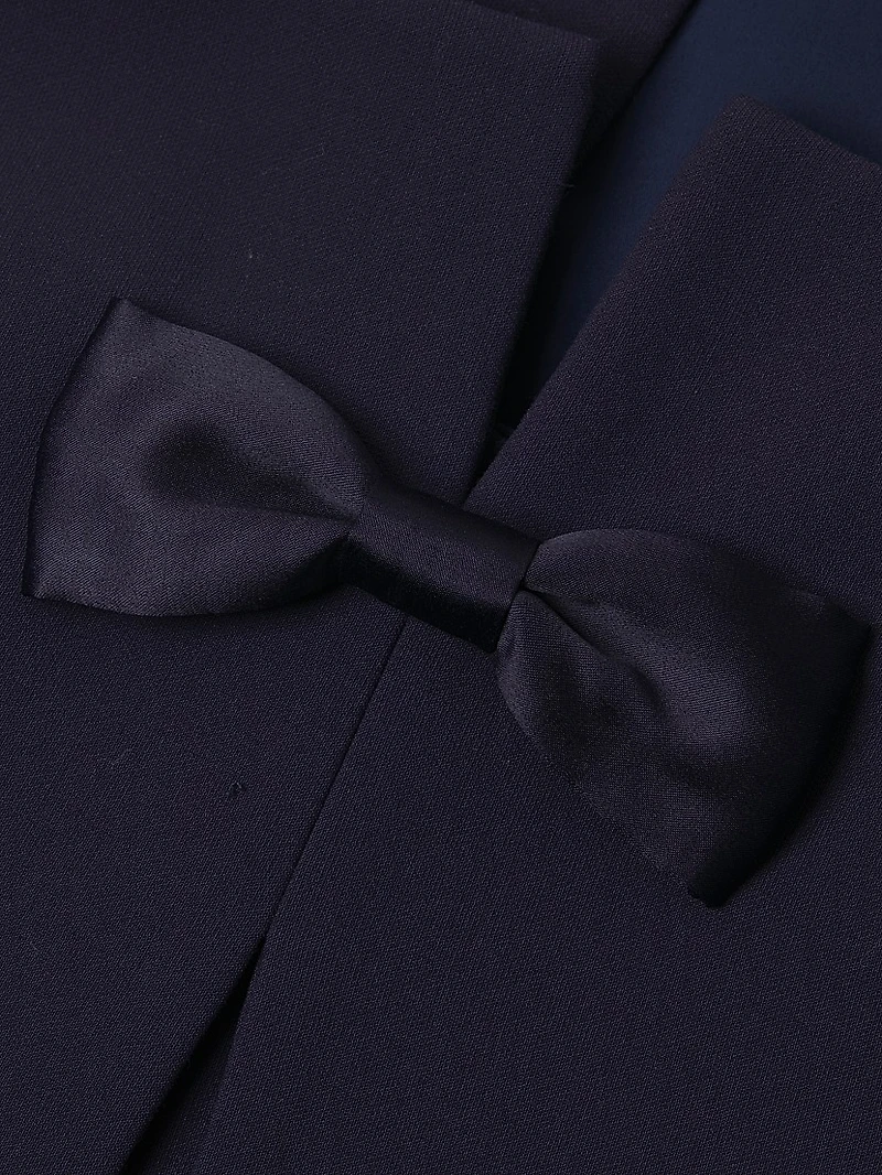 Fallon Strapless Bow Column Gown