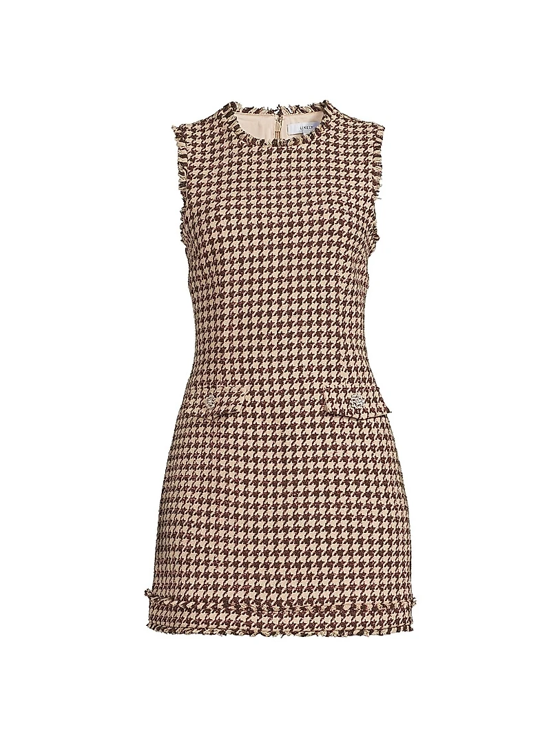 Azalea Houndstooth Minidress