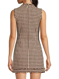 Azalea Houndstooth Minidress