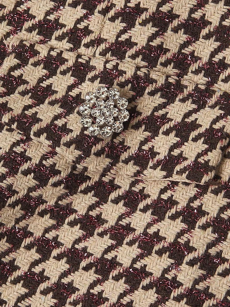 Azalea Houndstooth Minidress