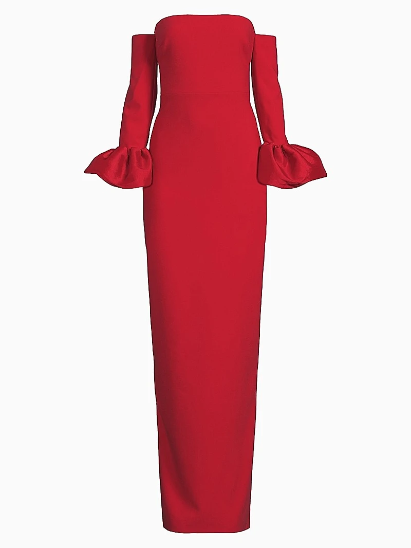 Kiva Strapless Column Gown