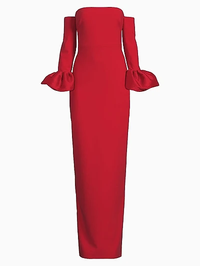 Kiva Strapless Column Gown