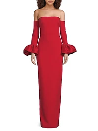 Kiva Strapless Column Gown