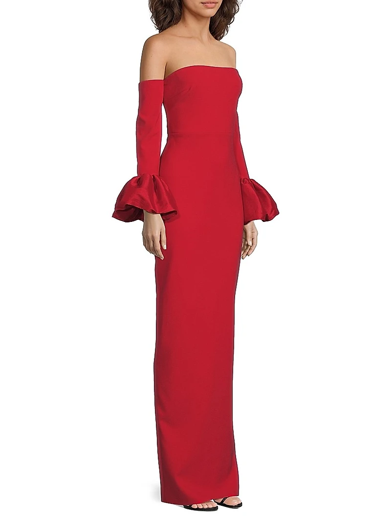 Kiva Strapless Column Gown
