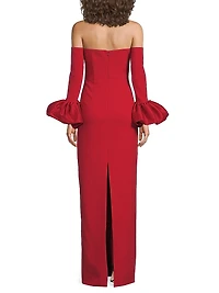 Kiva Strapless Column Gown