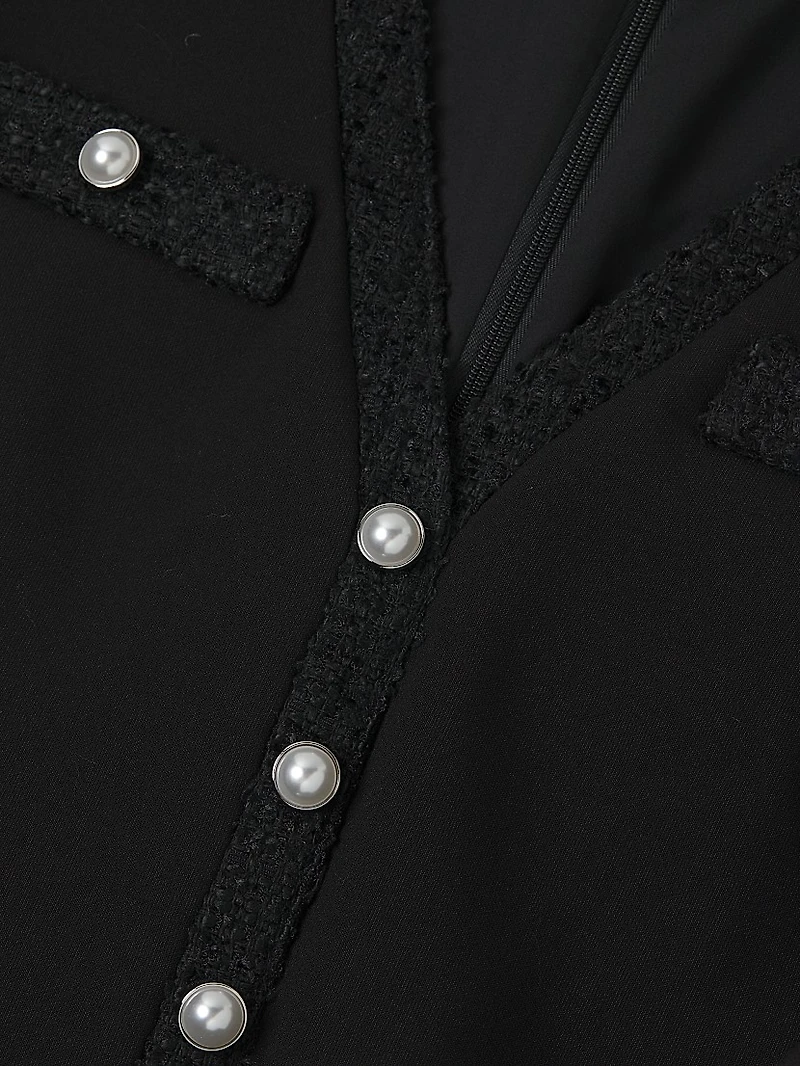 Jolie Embroidered Mini Shirtdress