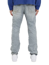 Knee Blowout Dirty Straight Jeans
