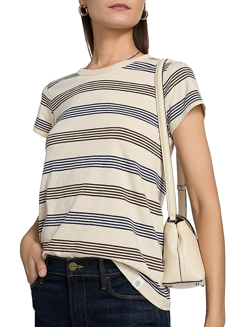 The Slub Striped Cotton T-Shirt