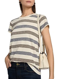 The Slub Striped Cotton T-Shirt