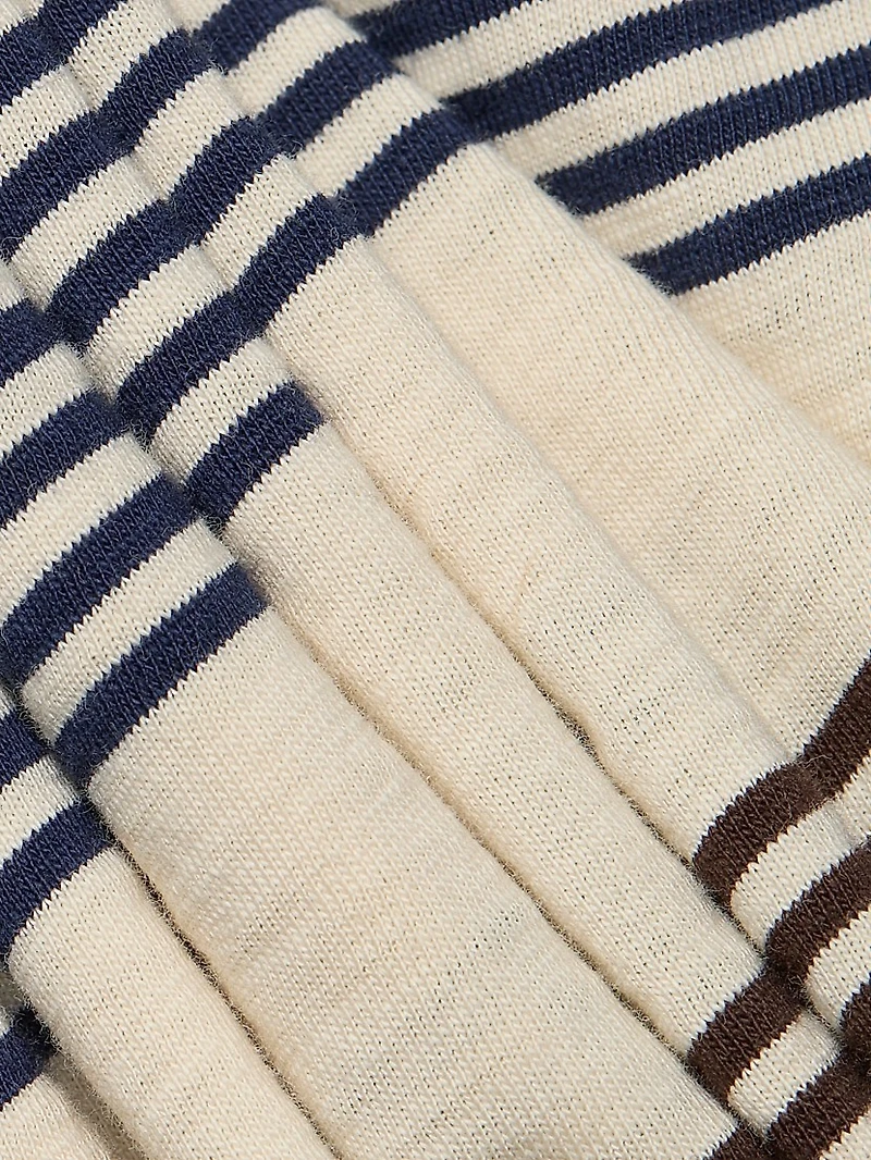 The Slub Striped Cotton T-Shirt