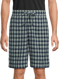 Dune Plaid Fringe Beach Shorts
