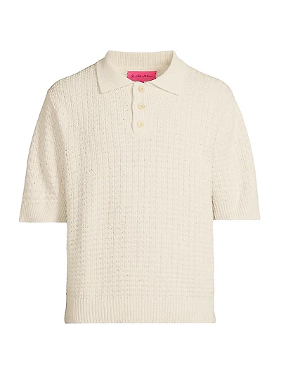 K-Nora Cotton Knit Polo Shirt