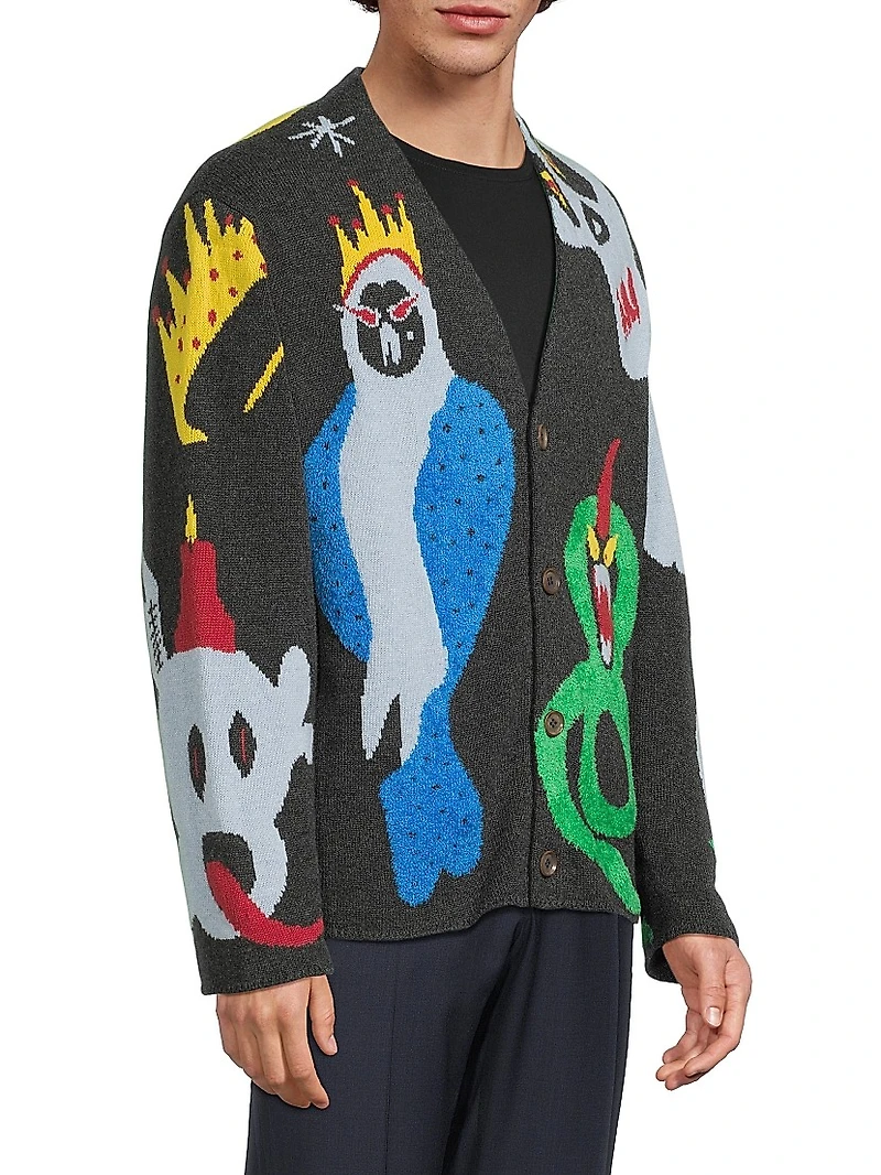 Mythical Creatures Cashmere Cardigan