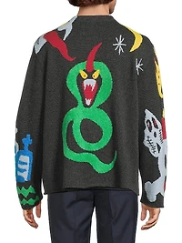 Mythical Creatures Cashmere Cardigan