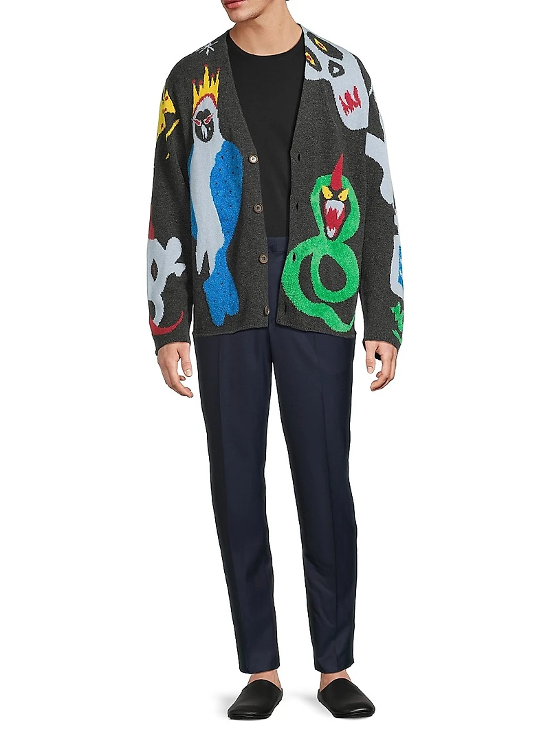Mythical Creatures Cashmere Cardigan