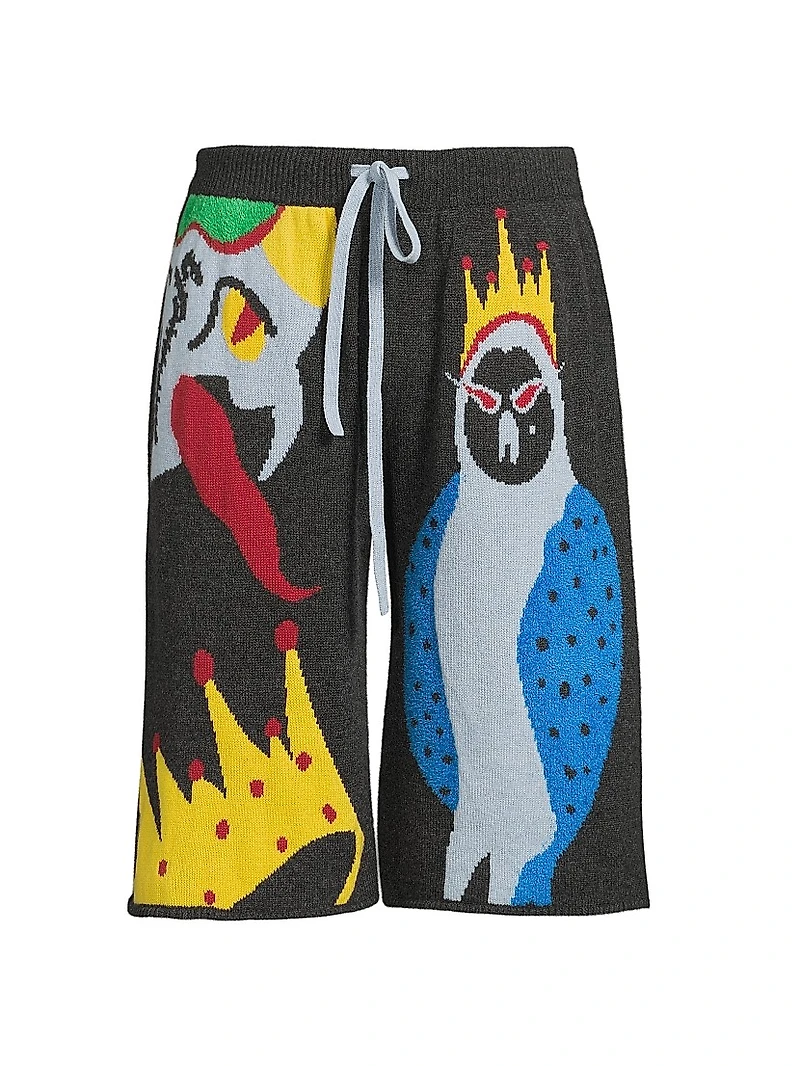 Mythical Creatures Cashmere Shorts