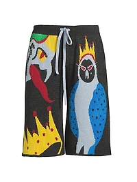 Mythical Creatures Cashmere Shorts