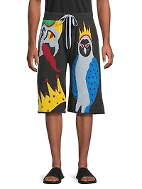 Mythical Creatures Cashmere Shorts
