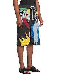 Mythical Creatures Cashmere Shorts