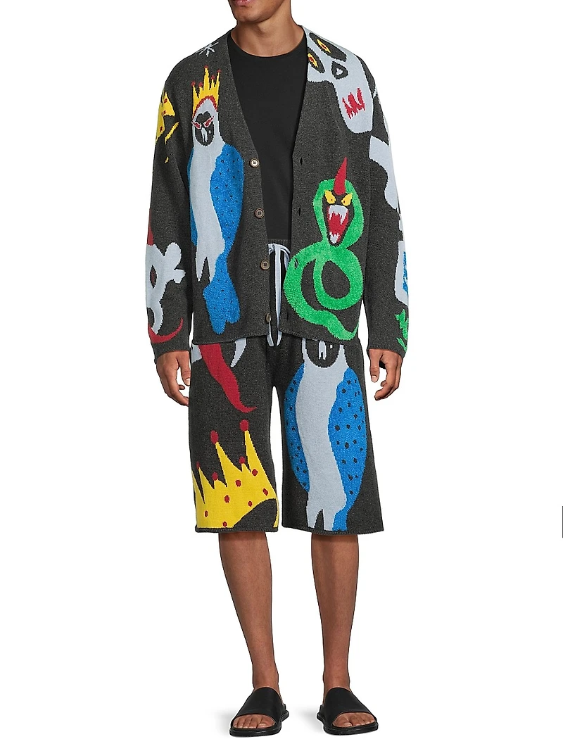 Mythical Creatures Cashmere Shorts