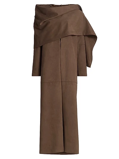 Wren Faux-Suede Long Jacket